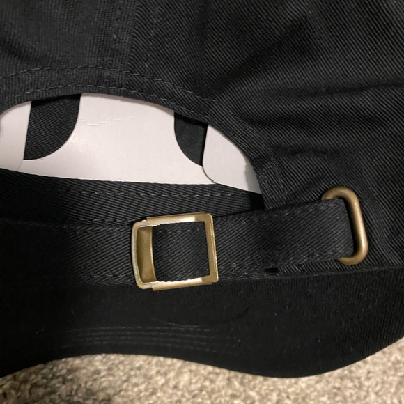 Unisex Black Dad Cap Baseball Cap - Picture 3 of 4